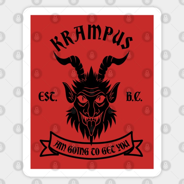 Krampus BC Sticker by nickbeta